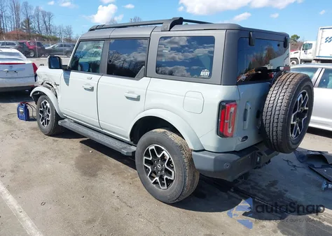 2022 Ford Bronco Outer Banks из США, поврежденный, VIN 1FMDE5DH6NLB70512